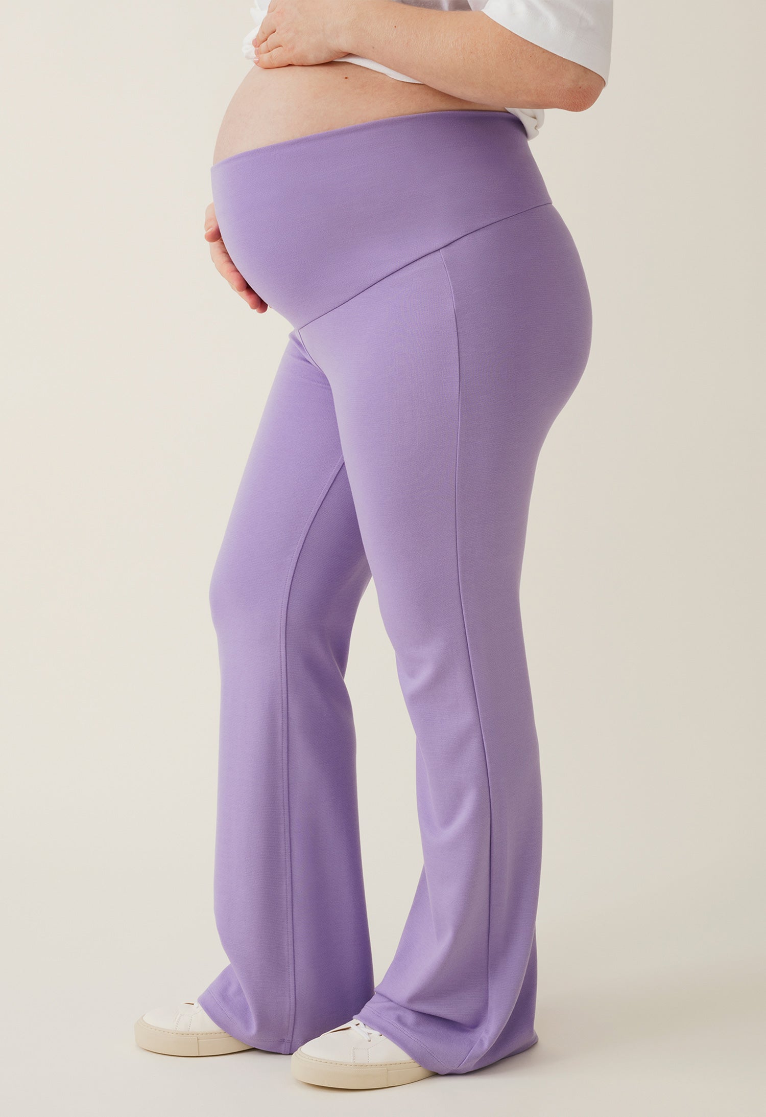 OONO Pantalon évasé Lilas