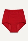 Culotte menstruelle - Taille haute - Flux abondant - Rouge