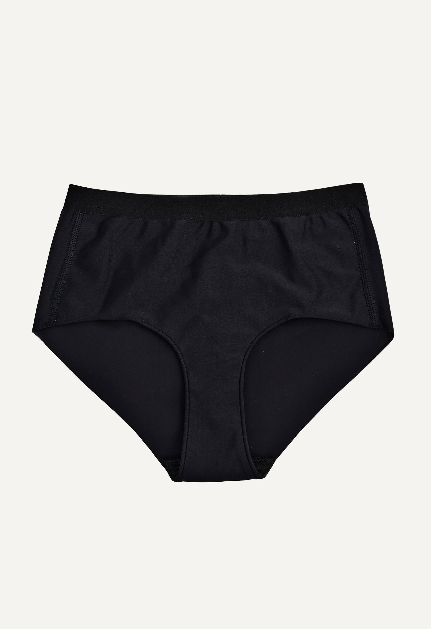 Culotte menstruelle - Hipster sans coutures - Flux ultra-léger - Noir