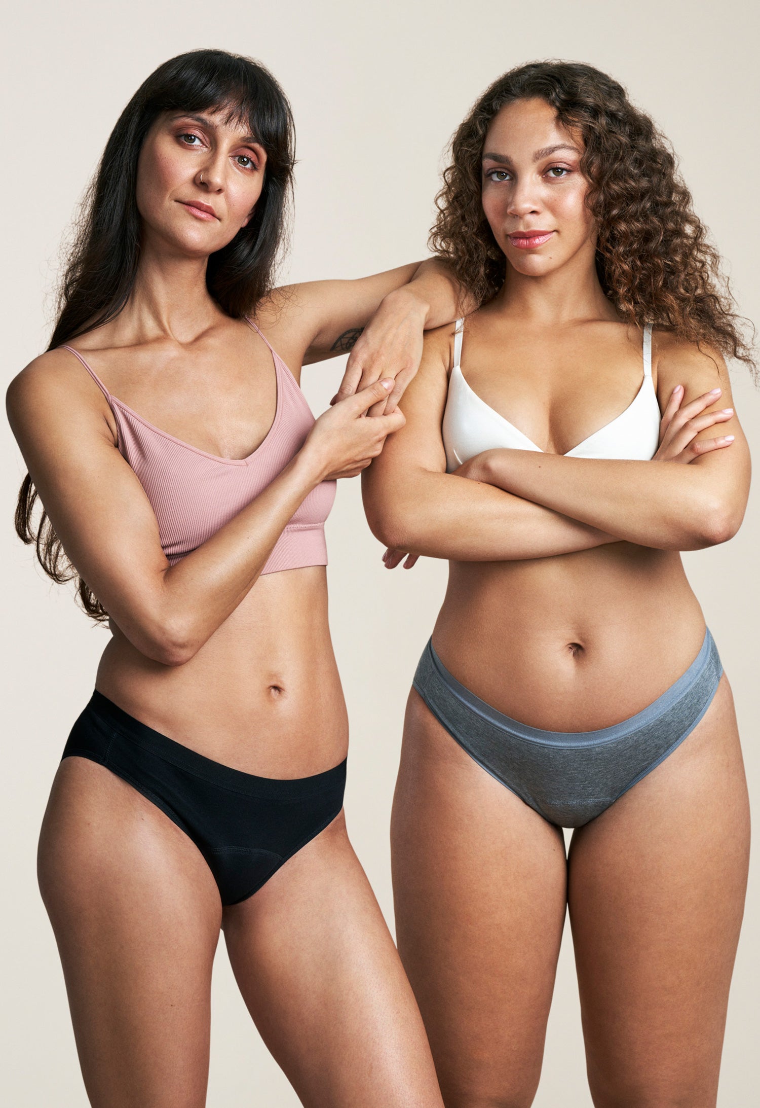 Culotte menstruelle bikini — flux abondant, noire