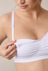 Soutien-gorge d'allaitement sans armatures - Blanc