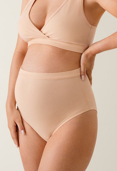 Culotte essentielle de maternité - Beige/Abricot