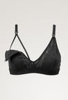Soutien-gorge d'allaitement en dentelle - Noir