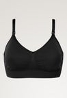 Soutien-gorge d'allaitement sans coutures avec coussinets - Noir